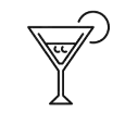 Catering icon, cocktail glass